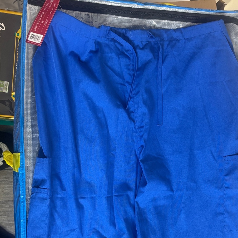 Blue Scrub Pants